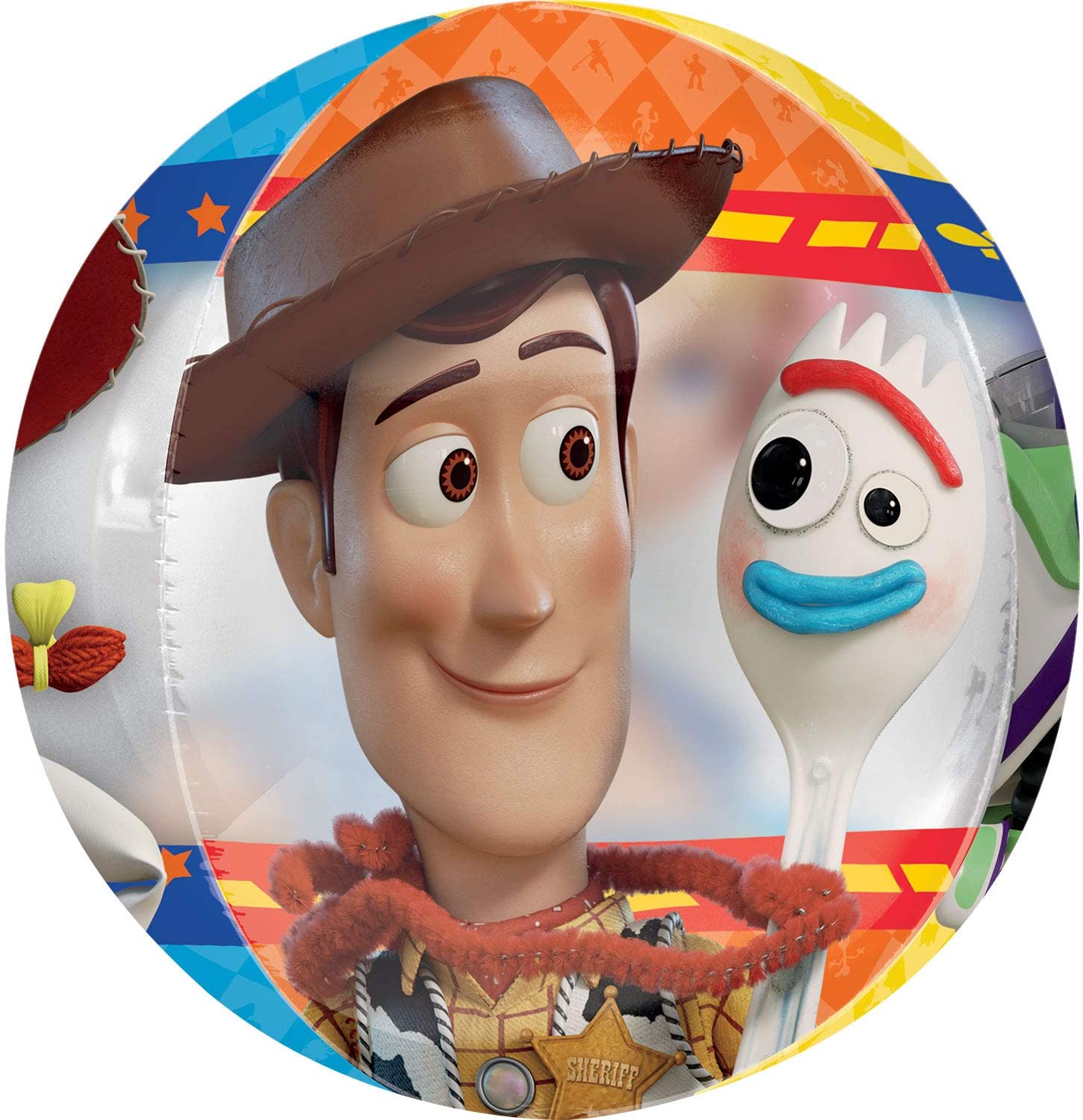 Amscan 3994001 Orbz:Toy Story 4, Colour, Large