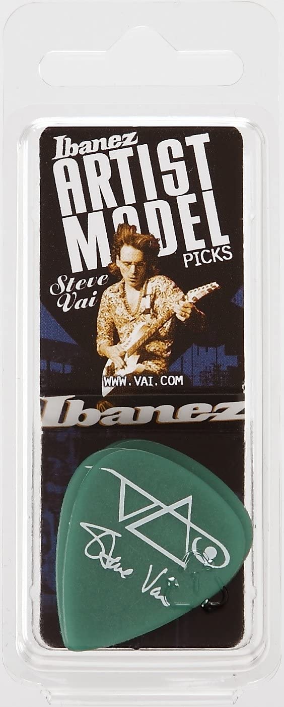 Ibanez Plectrums Steve Vai, Blister Pack Of 6 - Green, 1mm - Image 4