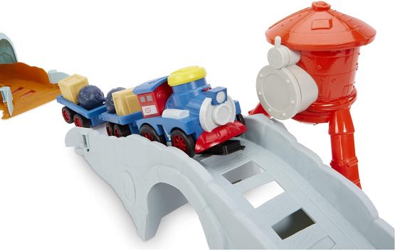 Little Tikes Slammin' Racers Runaway Railroad - 15+ Feet Per Slam - With Exclusive Train - Make Your Own Stunt Track - Image 4