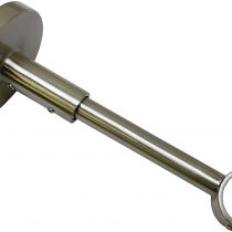 Gardinia Bracket Ø 20 mm 12, Metal, Stainless Steel Finish, 12 x 12 x 0.02 cm