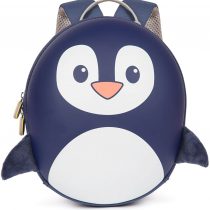 boppi Kids Backpack Nursery Travel Holiday Toddler Children Bag 4 Litre Preschool Rucksack - Blue Penguin