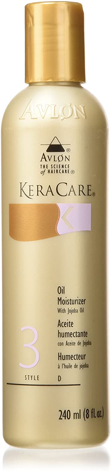 KeraCare Oil Moisturizer with Jojoba Oil- Lightweight Daily Hair Oil & Moisturiser 8oz, Colour, 240 ml (Pack of 1)