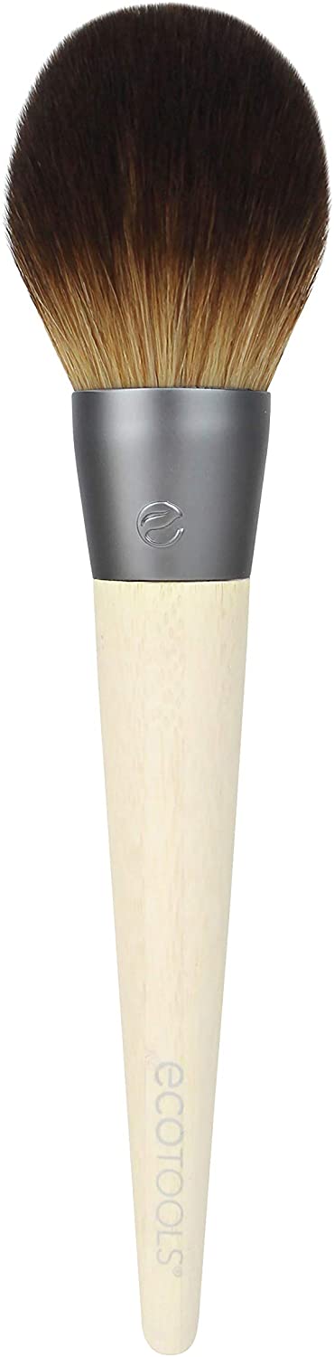 EcoTools Full Powder Brush, Fluffy Makeup Brush For Loose & Pressed Powder, Best for Setting Makeup Large Head With Soft - Image 2