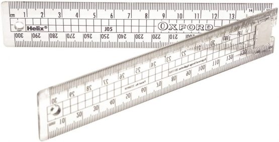Helix Oxford 30cm Folding Ruler