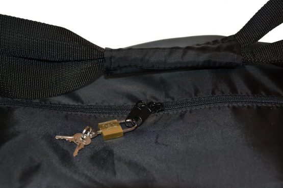 Backpack Locker - Flight Travel Backpack/Rucksack/Bag Transit Cover - Lockable (Padlock Included) Duffel Bag (Black, 45-55 litres) - Image 3