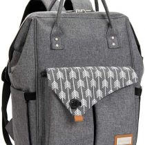 Lekebaby Nappy Changing Backpack Changing Bag with Changing Mat