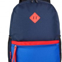HawLander Kids Backpack, School Bag for Boys Aged 3 to 6 Years, with Chest Strap, Navy Blue