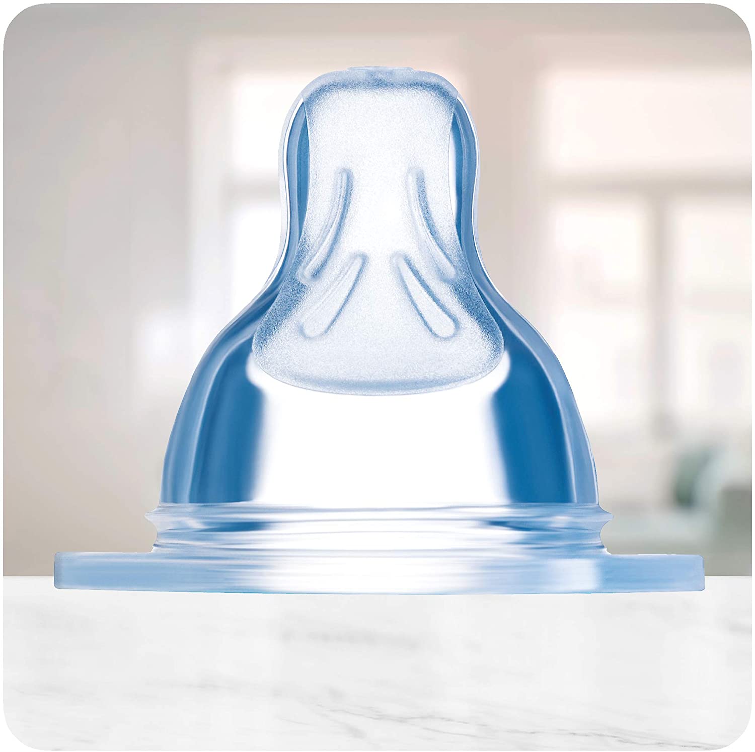 MAM 1703496031 - Teat Silicone nâº1 2 UDS 0 m +, weiß, 2 count (Pack of 1) - Image 3