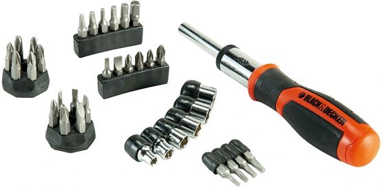 Black & Decker BDHT0-62130 Ratchet Screwdriver with Inserts - Image 2