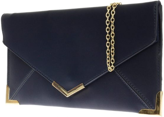 Girly Handbags Neon Nude Ladies Clutch Bag Vintage Envelope Gold Trim Flat Small Summer - Image 2