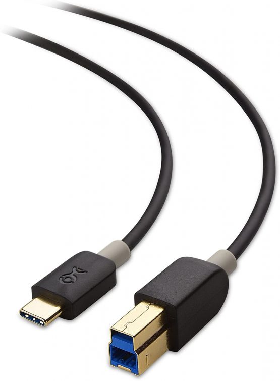 Cable Matters USB C to USB B Cable (USB C to B/USB-C to USB B Cable) in Black 1m