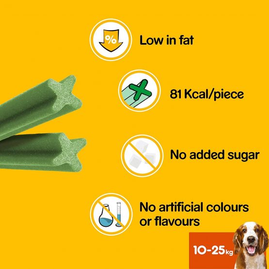 Pedigree Dentastix - Fresh Daily Dental Chews Medium Dog, 70 Sticks - 10 x 180 g - Image 4