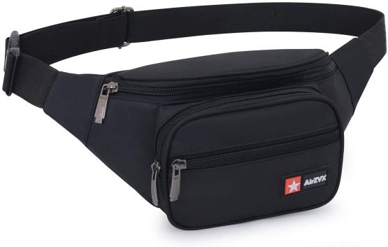 AirZyx Waterproof bumbags and fanny packs for women men hiking running travel dog wolking waist bag for women men waterproof for travel running hiking ladies girls boys kids child