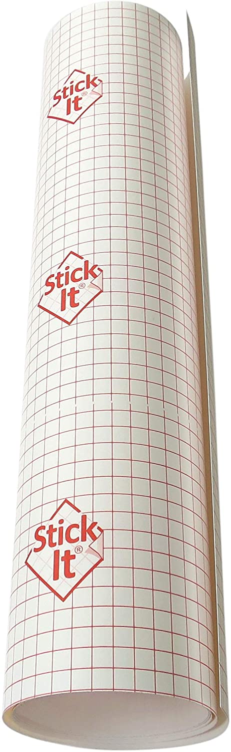 Self Adhesive Lampshade Material PVC, White, 30cm
