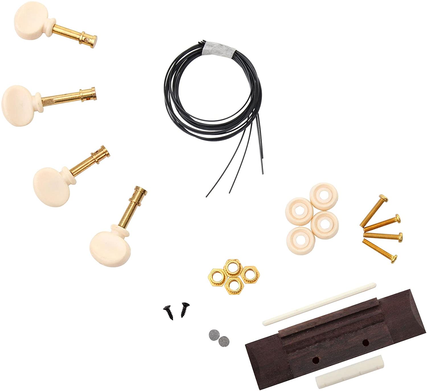 Classic Cantabile UC-240 DIY Kit Concert Ukulele, beige, 30 x 25 x 6 cm - Image 3