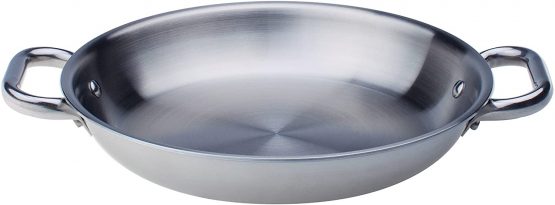 Pentole Agnelli 1932 Collection Inbox Omelette Pan with 2 Handle, Diameter 14 cm.