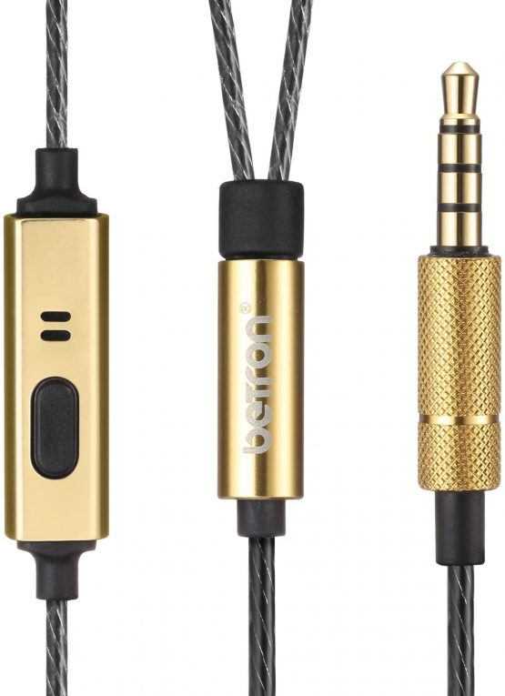 Betron AX5 Earphones, In Ear Headphones Earphones with Microphone, Noise Isolating Earbud Tips, Bass Driven Sound and Carry Case - Image 3