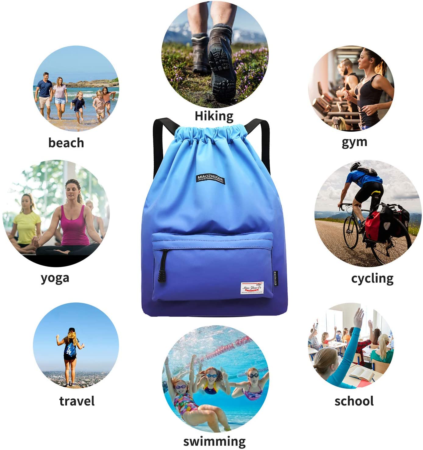 Risefit Waterproof Drawstring Bags - Image 3