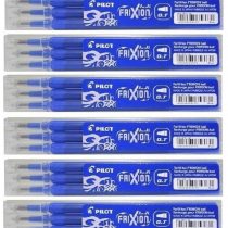 Pilot Frixion Roller Ball Refills erasable pens Pen in Compatible Refill BLS-Fr7 (Pack of 6 Refills - 18) Refills 0.7mm Blue