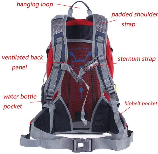 EGOGO 30L Outdoor Cycling Hiking Water-resistant Backpack Running Camping Daypack with Rain Cover S2310 - Image 2