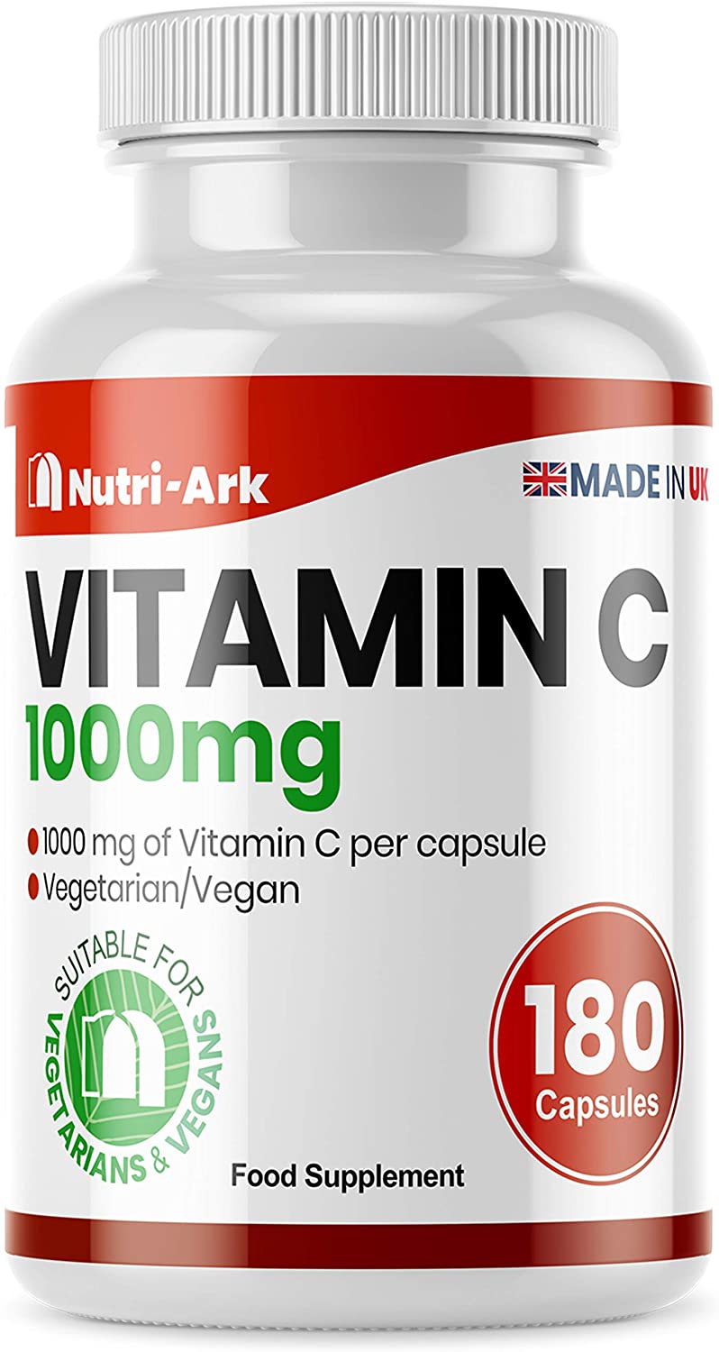 Vitamin C 1000mg, 180 count (Pack of 1)