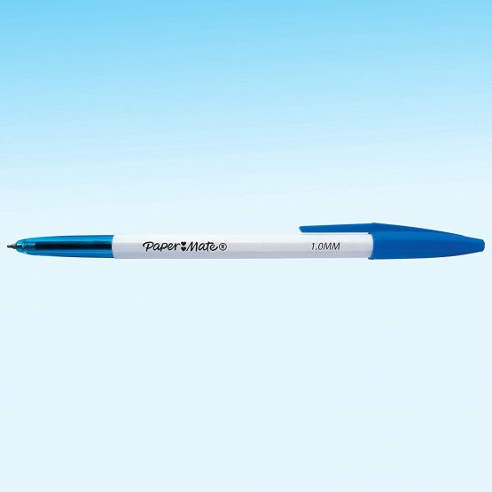 Paper Mate 045 Ballpoint Pens | Medium Point (1.0 mm) | Blue Ink | 50 Count - Image 3
