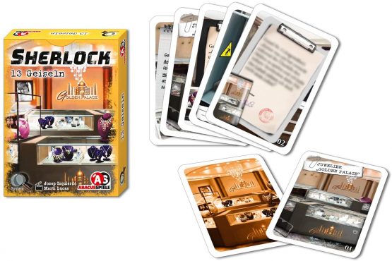 ABACUSSPIELE 48195 - Sherlock - 13 Hostels Card Game - Image 3