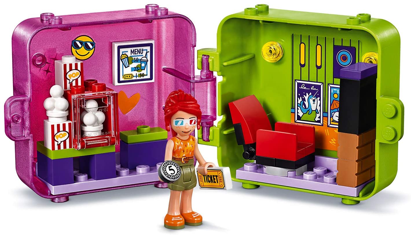 LEGO Friends 41408 Mia's Shopping Play Cube - Cinema, Building Set - Image 2