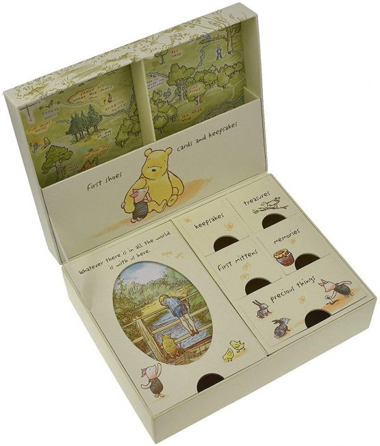 Pooh Classics Range Disney Keepsakes Baby Box with Compartments New (DI167), 200 g, Yellow - Image 3