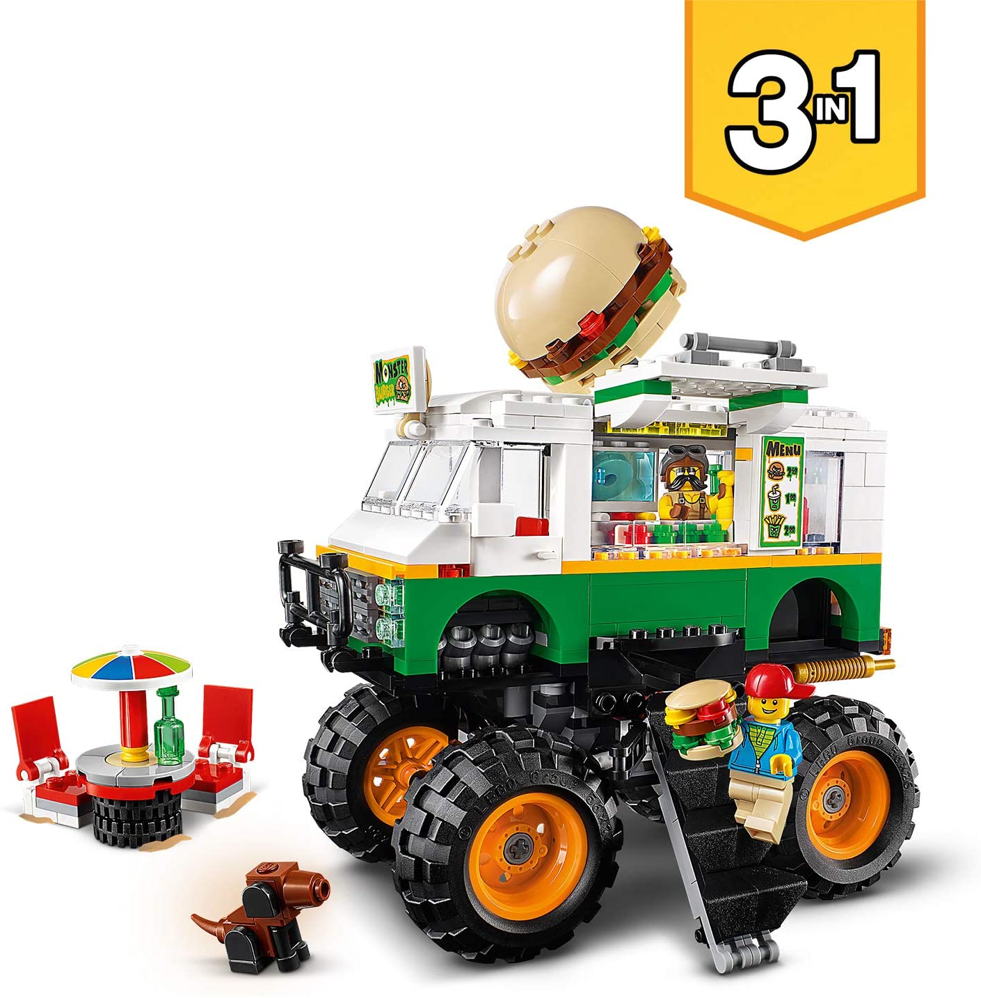 LEGO 31104 Creator Monster Burger Truck, Multicolor - Image 2
