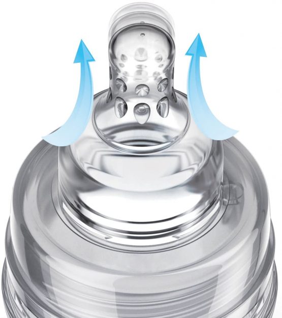LOVI Self-Sterilizing Anti-Colic Feeding Bottle with Dynamic Teat | 0m+ | 150 ml | Microwave Friendly | SUPER Air Vent System | Protects the Sucking Reflex - Image 4