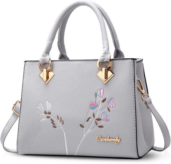 NICOLE&DORIS Retro Women Top Handle Handbags Tote Purse Shoulder Bag Crossbody Bag PU Leather