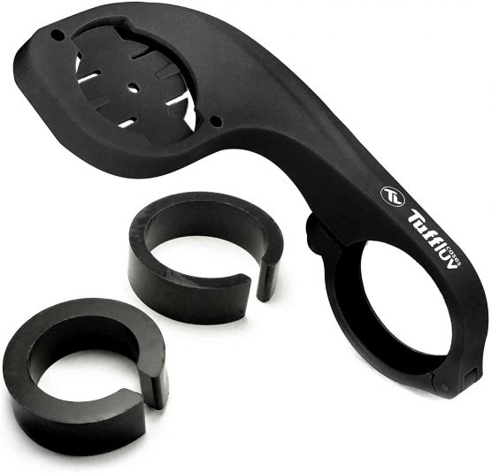 TUFF LUV Lollipop Bike Handlebar Mount Adapter Compatible With Garmin Edge GPS - Black