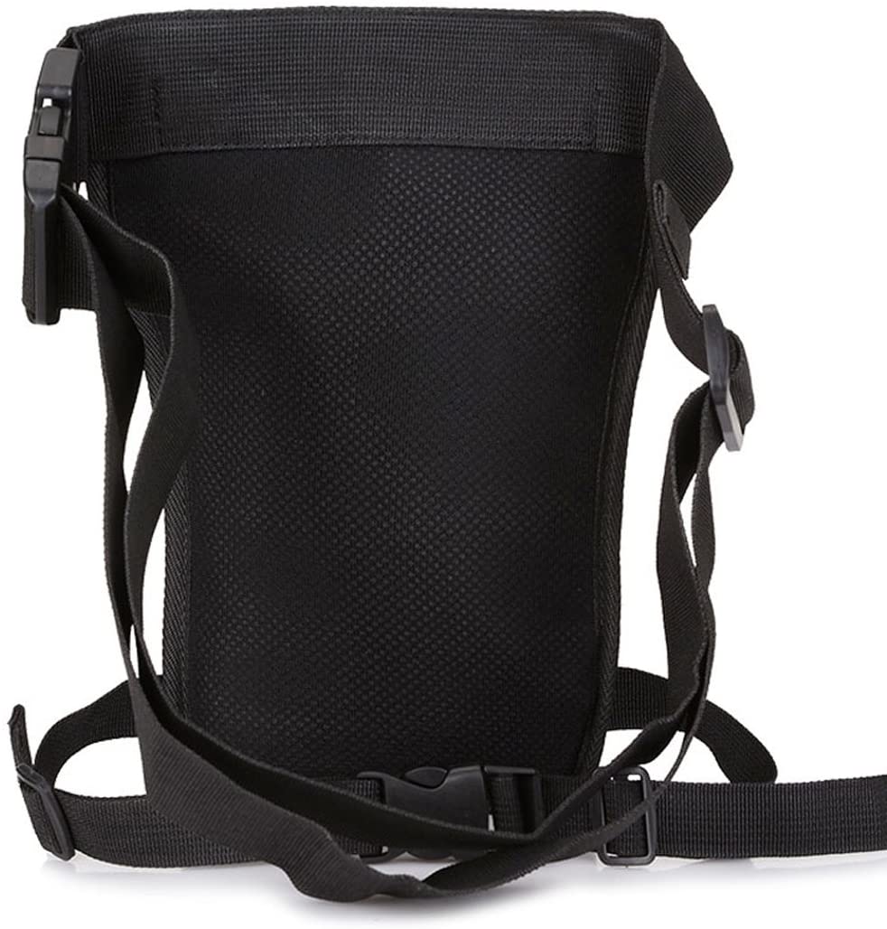 Xieben Nylon Drop Leg Bag for Men Women Motorcycle Bike Hip Bum Belt Waist Fanny Pack Travel Outdoor Camping Tactical Hiking Cycling Crossbody Shoulder Pouch Red - Image 4