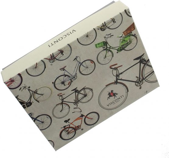 Visconti Lucca Collection Ramon Two Tone Slim Leather Credit Card Holder LC35 Grey Multi - Image 2