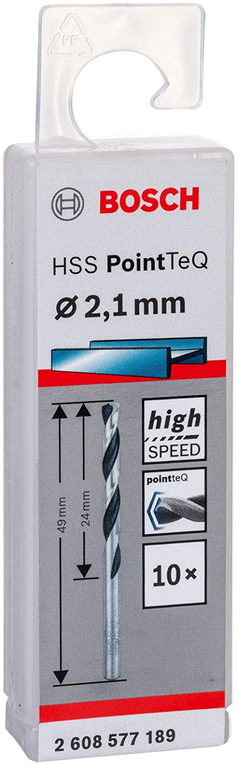 Bosch Professional PointTeQ HSS Twist Drill Bit (for Metal 5 x 52 x 86 mm, Accessories for Drill Driver), multi-coloured, diameter 5 mm - Image 4