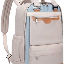 Myhozee Backpack Womens Rucksack, Water-Resistant Travel Backpack Women Ladies College School Travel Bag Handbag fit 15.6 Inch Laptop Computer, Grey