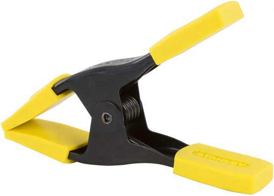 Stanley 9-83-080 50mm (2") Metal Spring Clamp, Yellow/Black, 50 mm