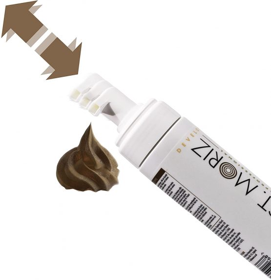 St Moriz Professional Instant Tanning Mousse with Aloe Vera, Vitamin E, Fast Drying Vegan Fake Tan, Dark (200ml) - Image 4