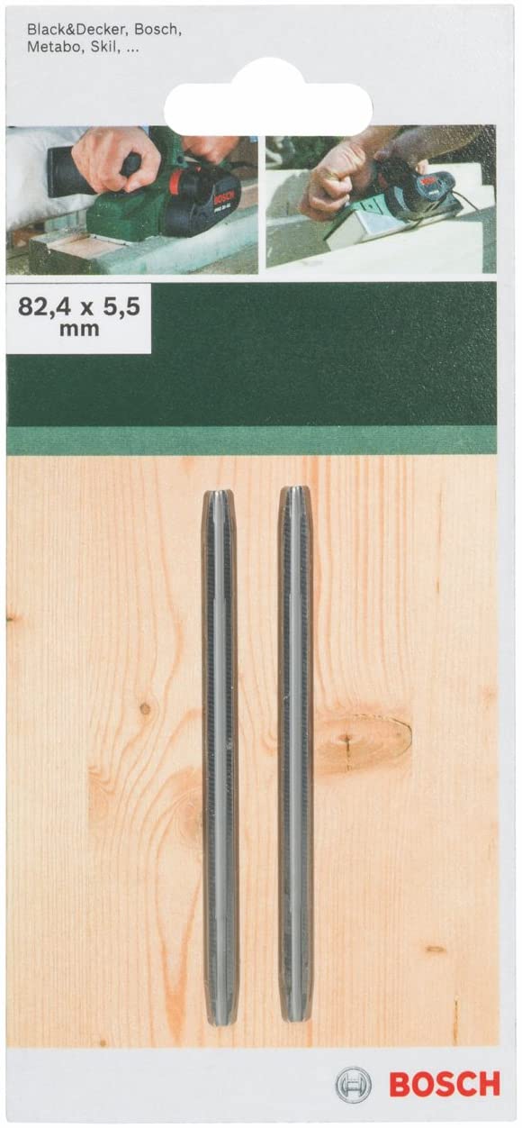 Bosch 2609256648 Planner Knive HM/CT Set (2 Pieces), Silver - Image 2