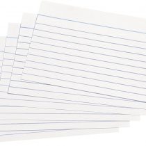 5 Star Record Cards Ruled Both Sides 5x3in 127x76mm White [Pack of 100]