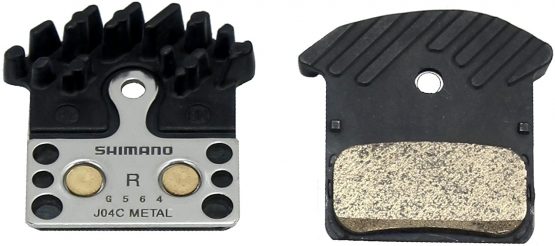 Shimano Y-8LW98030 - J04C metal pad and spring, with cooling fin - Image 4