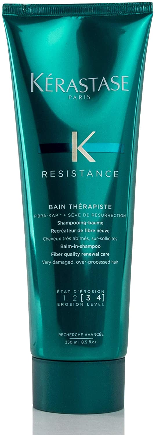 Kerastase Résistance Bain Therapiste 250ml - repairing shampoo, Multicolored, 250 ml (Pack of 1)