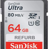 SanDisk Ultra 64 GB SDXC up to 80 MB/sec, Class 10 memory card FFP (refurbished)