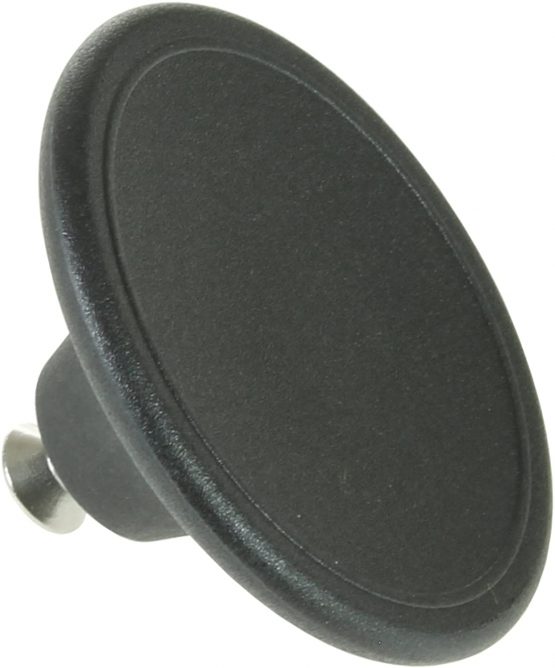 SPARES2GO Universal 5.5cm Large Handle Lid Knob For Slow Cooker Saucepan Casserole Dish (Black)