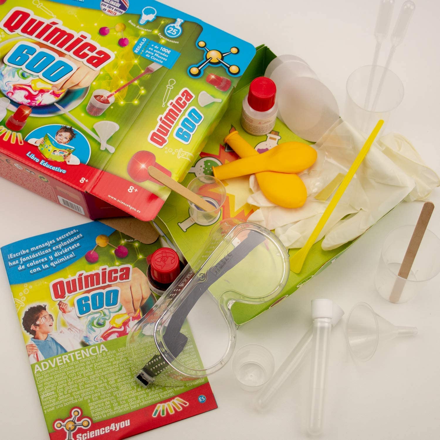 Science4you Chemistry 600 Spanish Version Sin talla, Multicoloured, Sin tañosllaños - Image 3