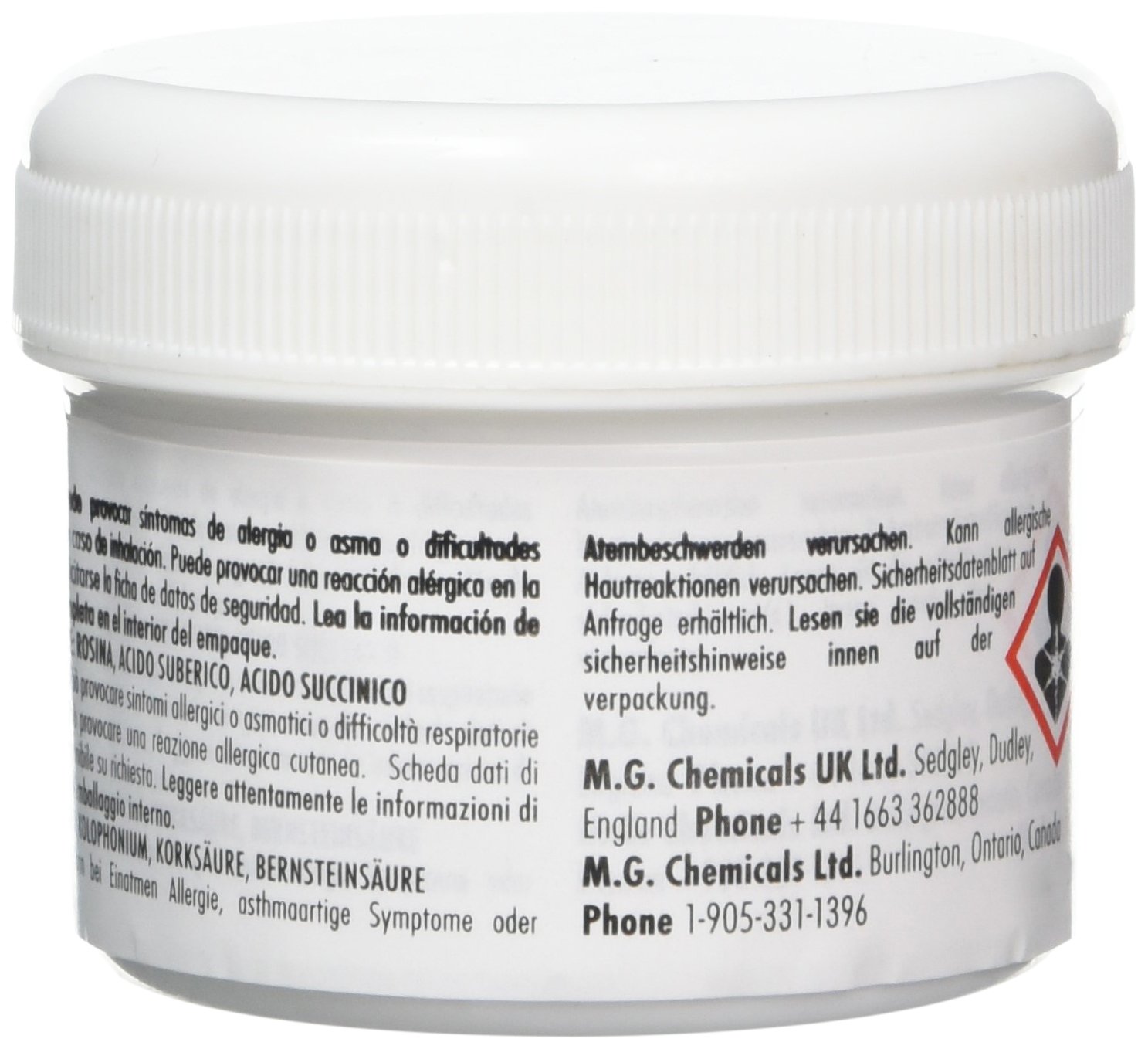 MG Chemicals 8342-50G Rosin Flux Paste, 50 g Jar, 50 g (Pack of 1) - Image 3