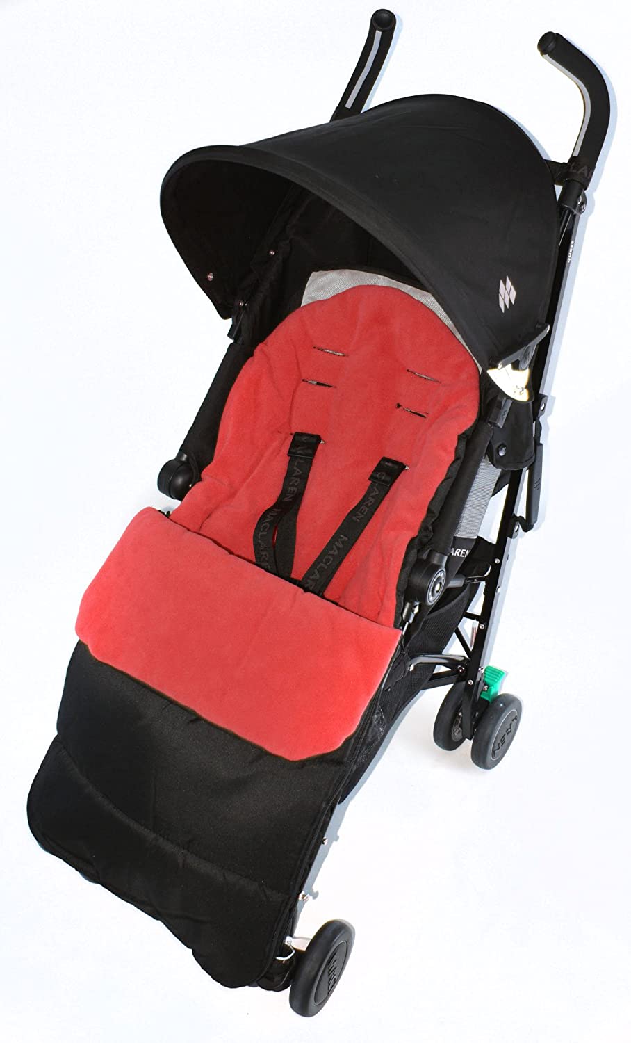 Footmuff/Cosy Toes Compatible with Mothercare Nanu Pushchair Fire Red