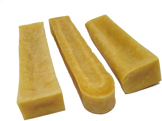Himalayan Dog Chews, large size, set of 3 - very tasty long lasting natural dog chews will keep your dog busy for a while. Dog will love those dog treats! No GMO or gluten, dog chews are 100% natural! - Image 3