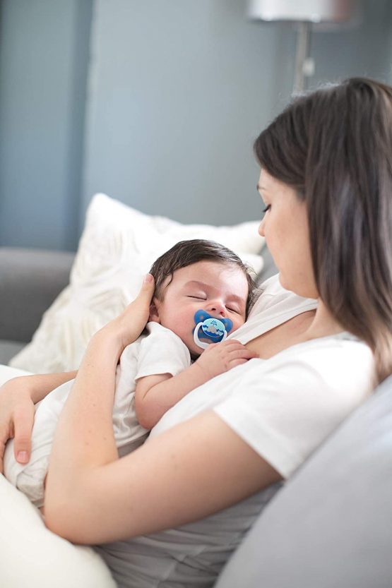 Dr Brown's Natural Flow Prevent Soother (0 to 6 Months, Blue, Pack of 2) - Image 4